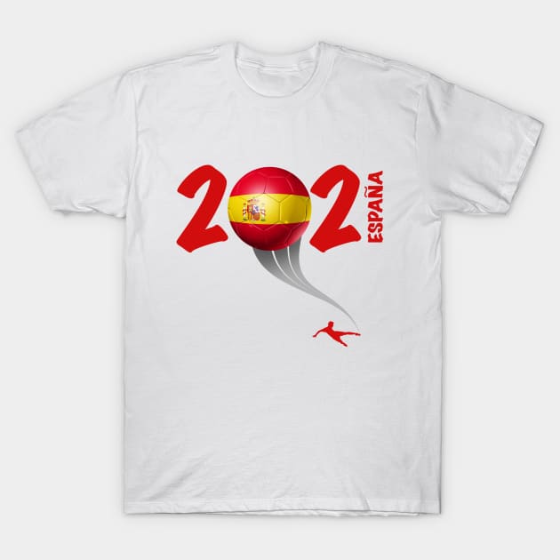 Spain Euro Soccer 2021 T-Shirt by DesignOfNations